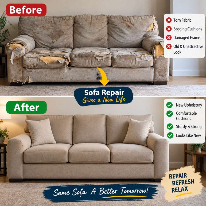 Sofa Repair at Home